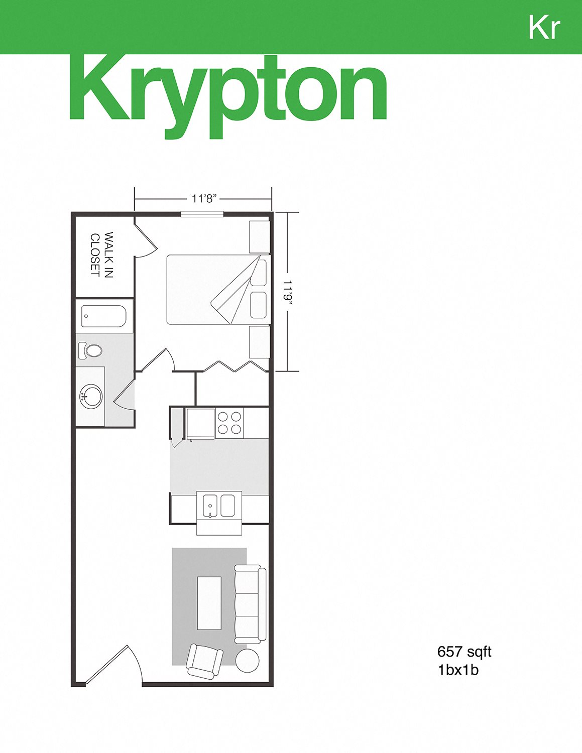 1 Bedroom 1 Bathroom A Floor plan 1 Bedroom 1 Bathroom A Floor plan at The Element Austin, Texas, 78741